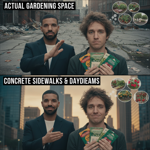 When You Buy 100 Seeds but Have No Garden