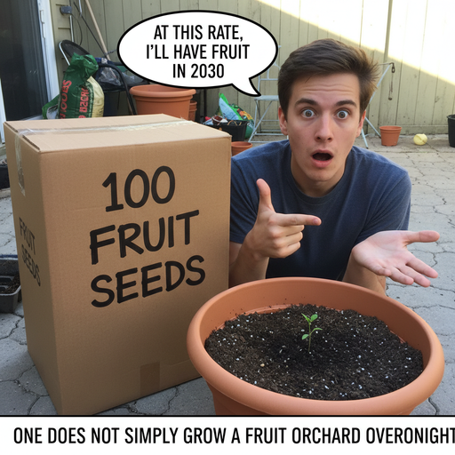When You Order 100 Fruit Seeds and Get 1 Plant