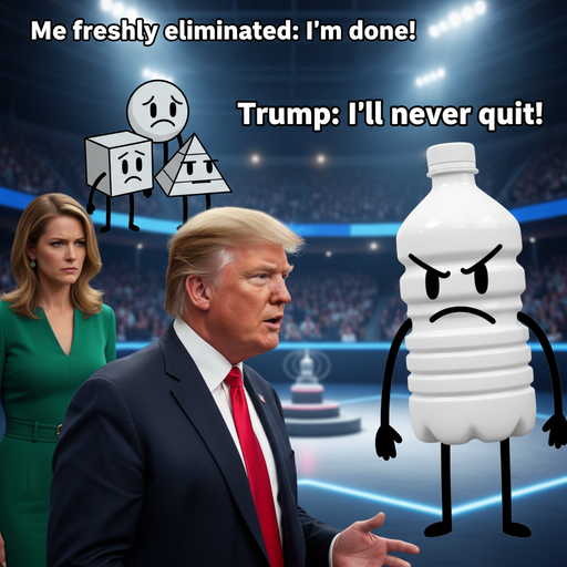 When Trump and BFDI Have a Never Quit Showdown