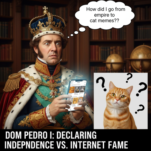 When your historical figure suddenly joins the meme trend