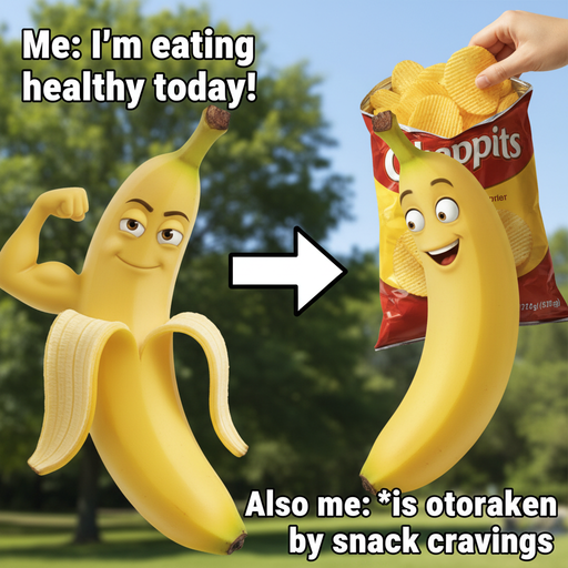 When you're trying to be healthy but the snacks keep calling