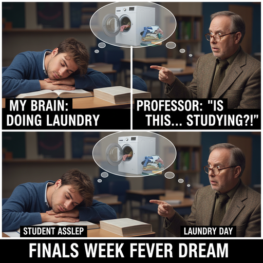 When You Realize College is Just an Expensive Nap Time