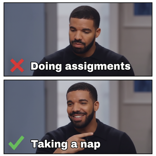 When You Realize College is Just an Expensive Nap