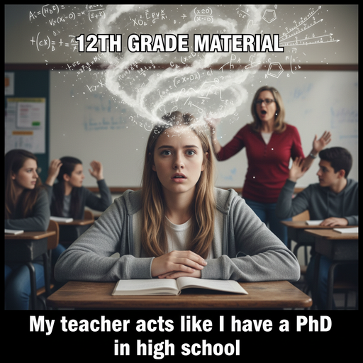 When Your Teacher Brings Up 12th Grade Again