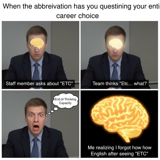 When 'ETC' Confuses Everyone at Work