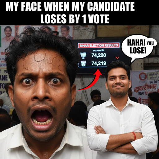 When you realize your party's losing: A Bihar election saga