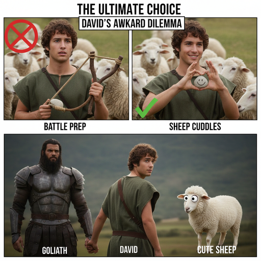 When You Realize David Had a Tough Time with Goliath