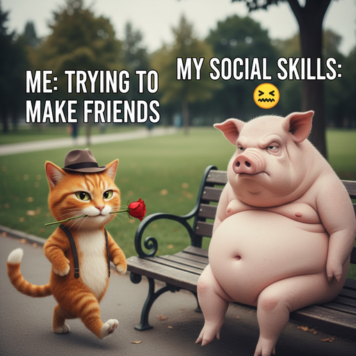 When Butch El Gato Tries to Befriend La Chancha