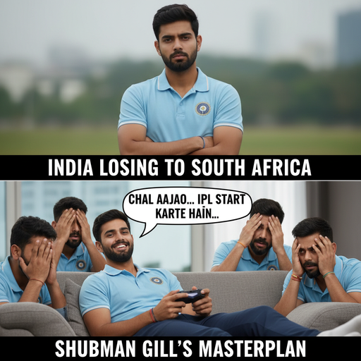 When India Loses and Captain Has Other Plans