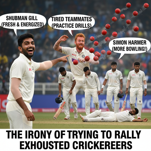 When Shubman summons his tired teammates for one last hurrah