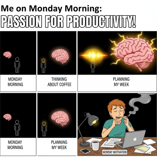 When you spark up on Monday like it's Friday!