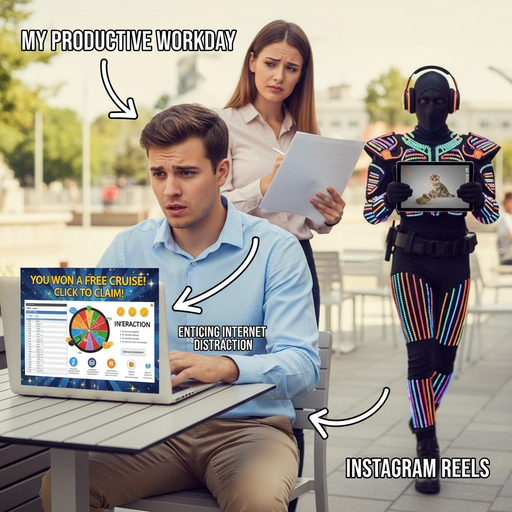 When you're trying to focus but distractions keep popping up