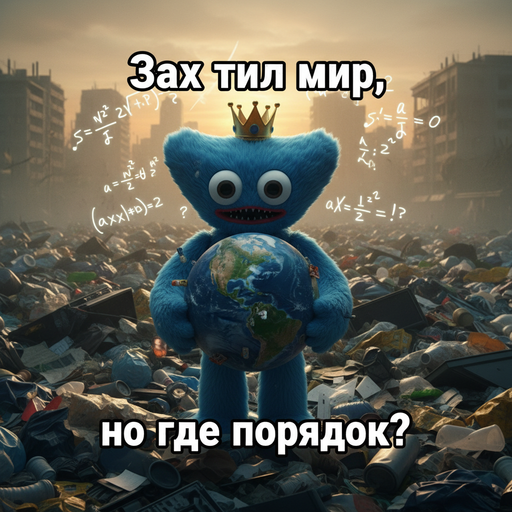 Когда Хагги Вагги захватывает мир, но забыл про уборку