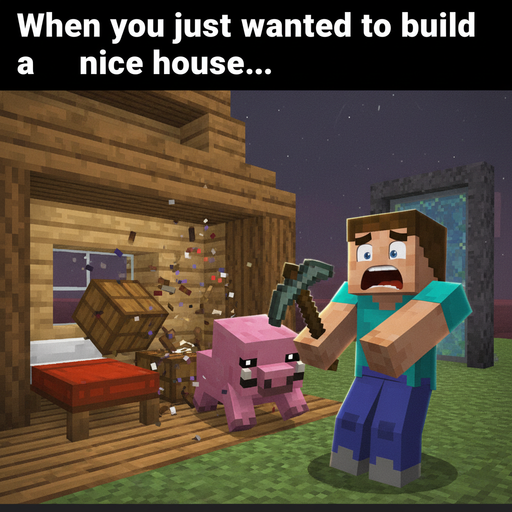 When Baby Hoglins Take Over Your Minecraft Family