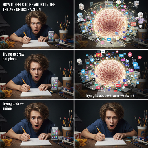 When You Just Want to Draw a Character but Life Says No