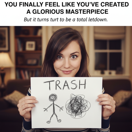 When your masterpiece turns into a disappointment
