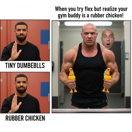 When your friend tries to be macho but fails hilariously