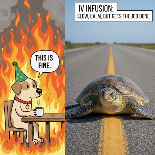 When You're Late But Steady Wins the Race