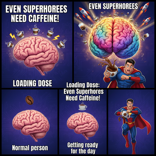 When superheroes need a coffee break too