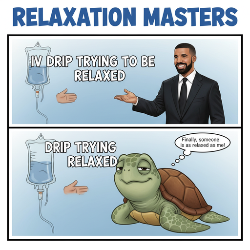 When the turtle realizes it's the chillest one around