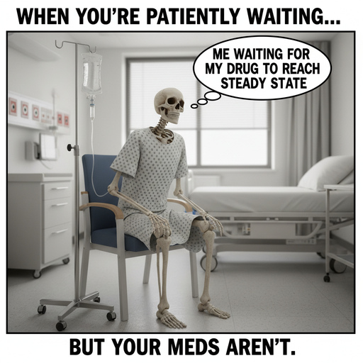 When your IV infusion is slower than your tea brewing