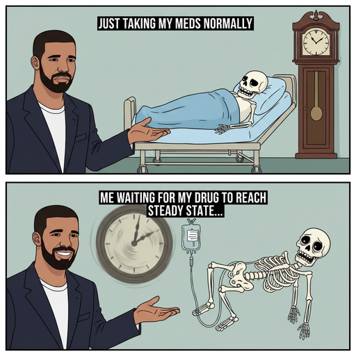 When your IV feels like waiting for a Netflix series to resume