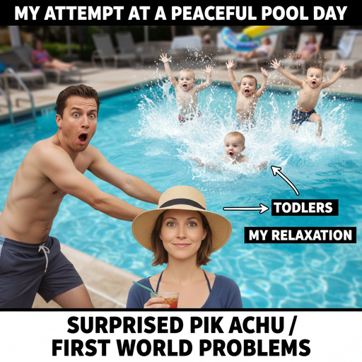 When the Aqua Tots Pool Turns into a Splash Zone