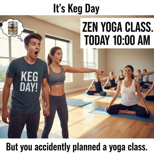 Keg Day: When You Forget the REAL Plans