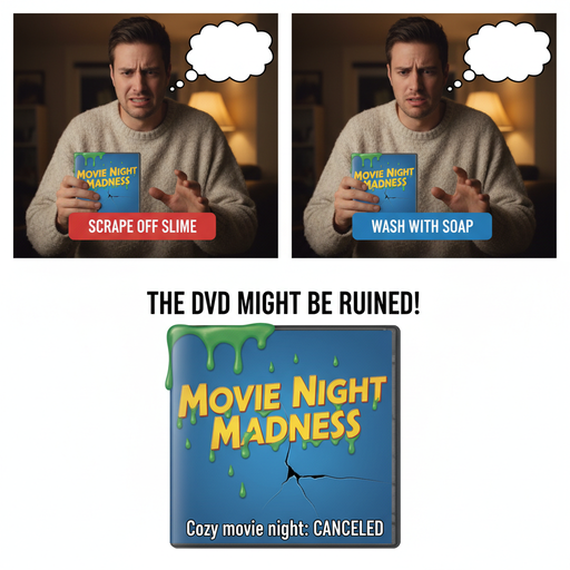 When You're Trying to Enjoy a Movie Night, But Slime Happens