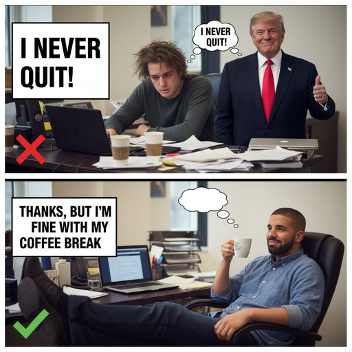 When life gets tough, just channel your inner Trump!