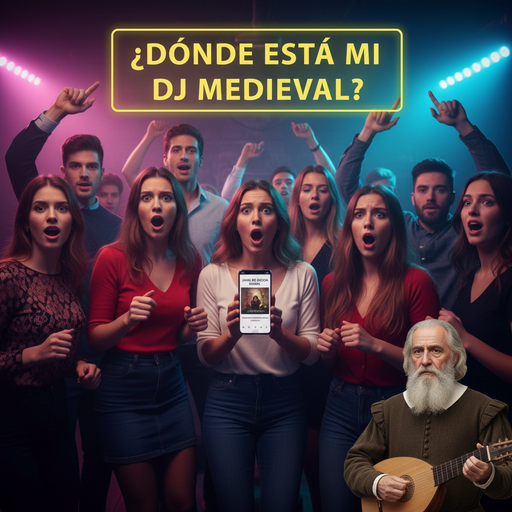 Cuando tu música medieval suena en la fiesta moderna