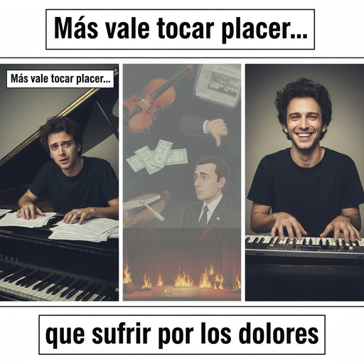 Cuando tocar placer suena mejor que el sufrimiento