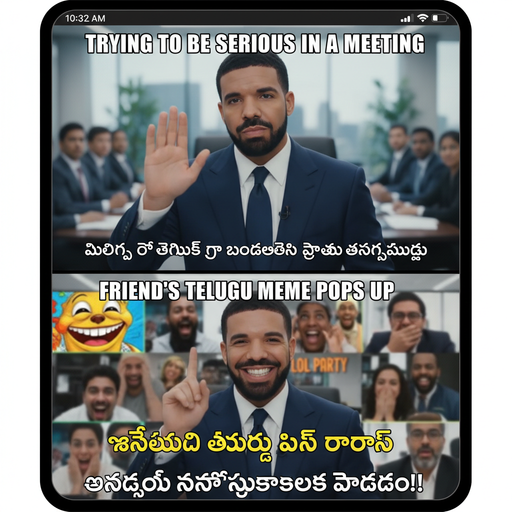 తెలుగులో లుప్ లో ఉన్న ఫన్నీ మేమ్