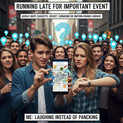 When You Need a Ride but Google Maps Sends You on a Wild Goose Chase