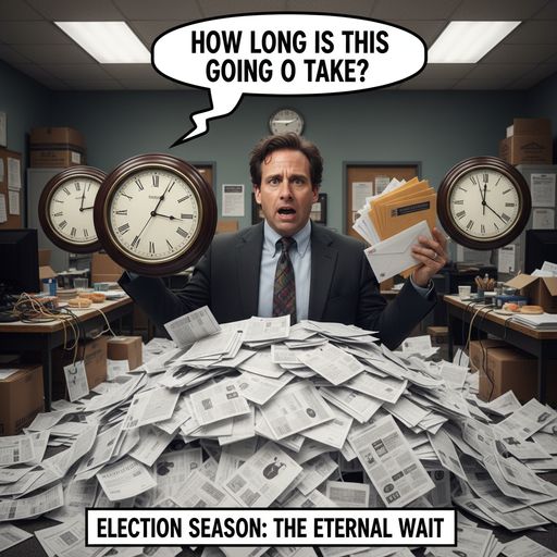 When you realize voting isn't a quick snack break