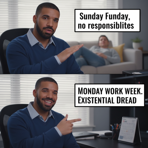 When you realize it's Monday tomorrow after a blissful Sunday