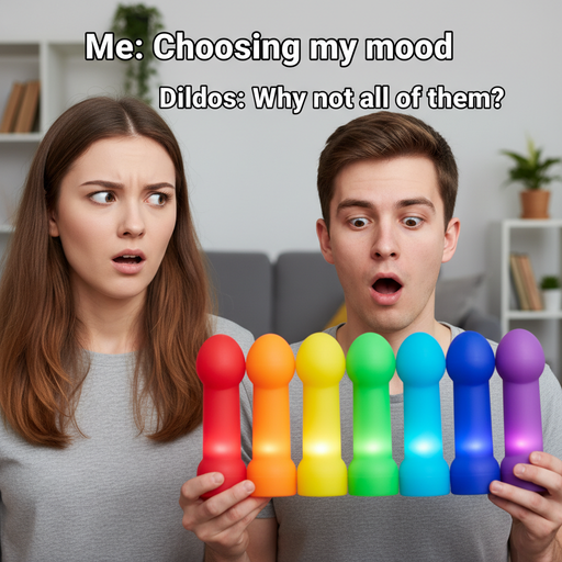 When Your Mood Swings Are as Colorful as Your Dildos