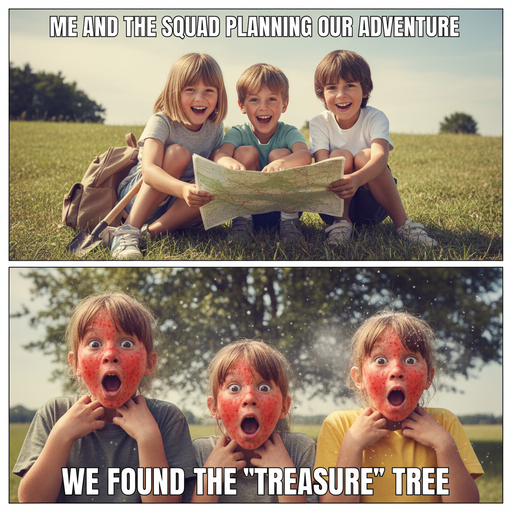Kids vs Itchy Tree: The New Adventure!