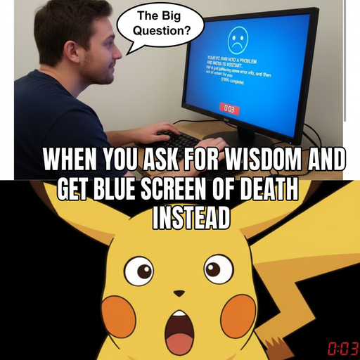 When GPT-3 thinks it's the end but you're just rebooting