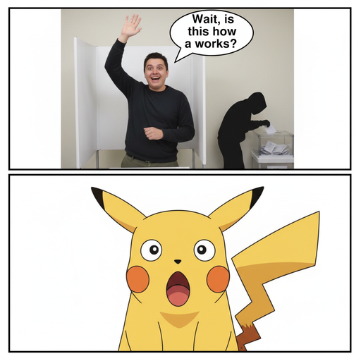 When You Realize Your Vote Might Be More of a Suggestion