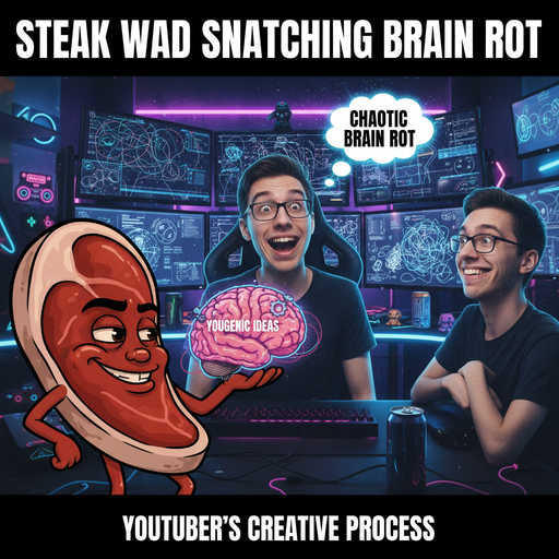 When Steak Wad Takes Your Brain Rot for Content