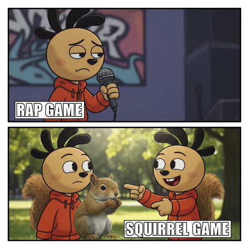 When You're Just a Pup Trying to Drop Some Bars