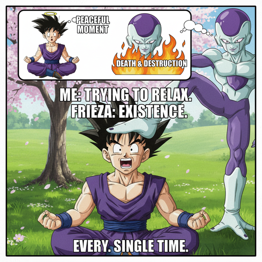 When you just want to chill, but life steps on your dreams