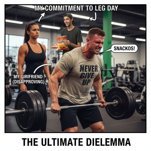 When your friend says they're 'giving up' but keeps trying!