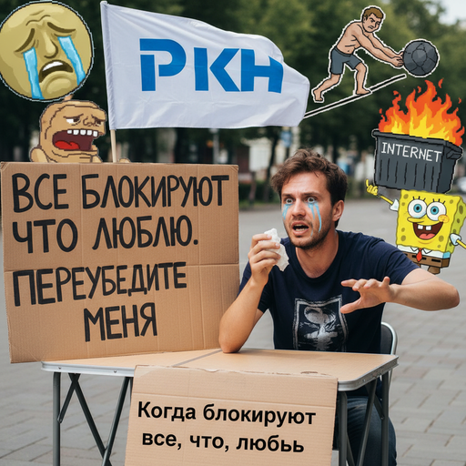 Когда ты чувствуешь себя патриотом, но тикток блокируют