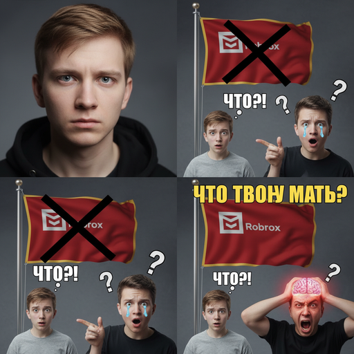 Когда твой любимый флажок перепутали с Роблоксом