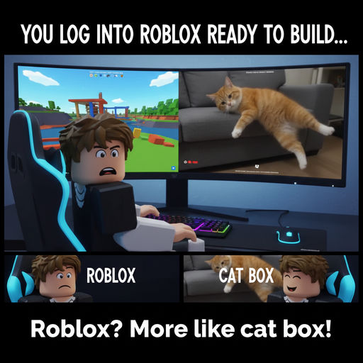 When You Just Want to Play Roblox but Get Totally Distracted