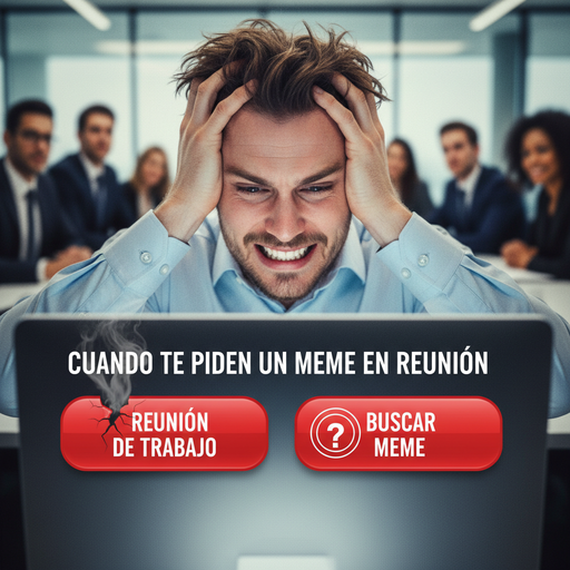 Cuando te piden un meme y no tienes nada en mente