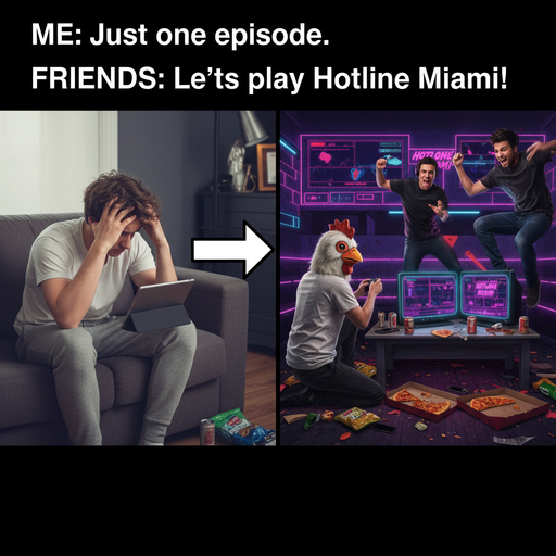 When you hear 'Hotline Miami' but just want a quiet evening