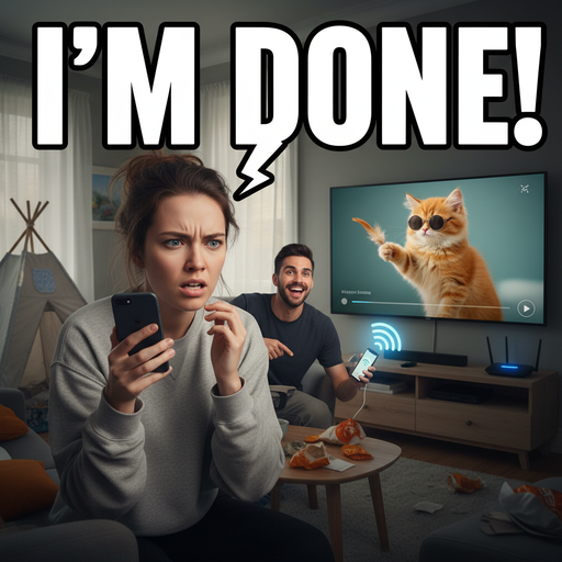 When you say you're done, but your WiFi isn't having it